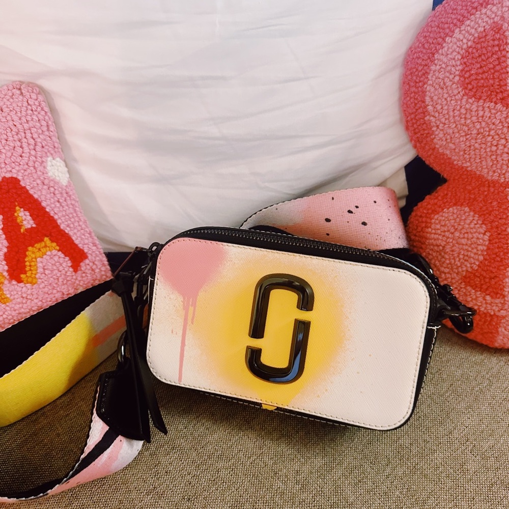Marc Jacobs Graffiti Purse SnapShot Bag